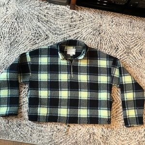 American Eagle Fleece Half Zip Pull Over Size Medium